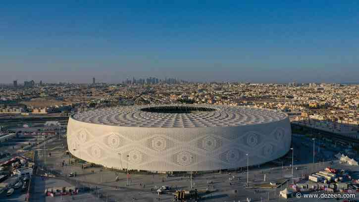 Head cap-shaped stadium opens ahead of Qatar World Cup
