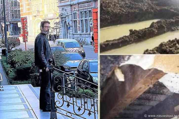 Zelfs zijn eigen advocate is gechoqueerd door sms’en en mails die tv-presentator Chris Dusauchoit naar zijn buurman stuurde