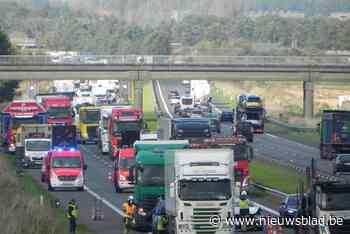 Opnieuw ongeval op E403: twee gewonden en lange file