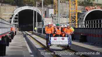 Erste Bahnfahrt: Von Ulm bis Wendlingen liegen durchgehend Schienen