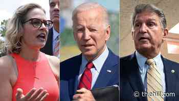 White House touts 'progress' in meeting with Manchin, Sinema