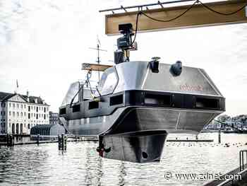 Robot taxi boats take to the water in Amsterdam
