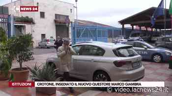 Crotone, insediato il nuovo questore Marco Giambra · Video LaC News24 - LaC News24