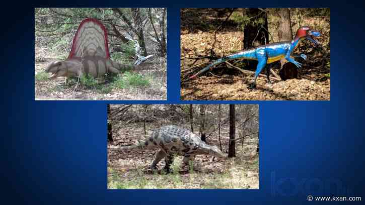 Dinosaur statues stolen from Bastrop County museum found at UT fraternity