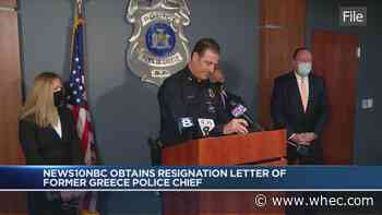 News10NBC obtains former Greece Police Chief's resignation letter
