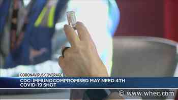 CDC: People who are immunocompromised  may need a fourth COVID shot