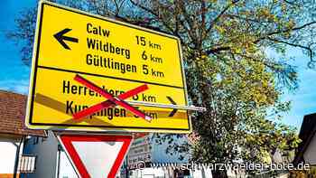 Baustelle bei Sulz am Eck: Ende der Sanierung verzögert sich