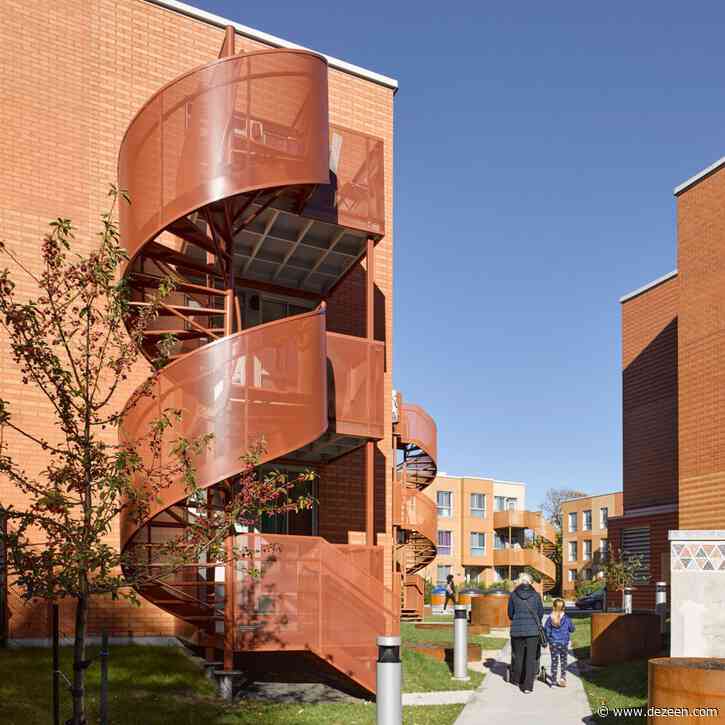 Saia Barbarese Topouzanov adds spiral staircases during Montreal housing renovation