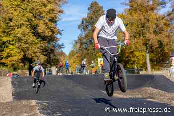 Parcours lockt junge Biker in Scharen - Freie Presse