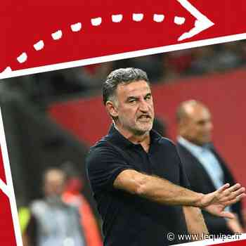 Tactique : chantier en cours pour le Nice de Christophe Galtier - L'Équipe.fr