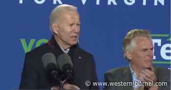 Biden Slurs and Stumbles Trying to Brag on McAuliffe's Record: 'Milliuns Uh Pre-Care Gogu'