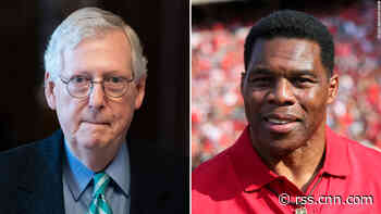 McConnell endorses Herschel Walker's Senate bid in sign of growing GOP establishment support