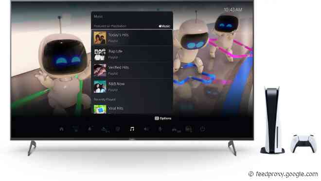 Apple Music launches on Sony PS5