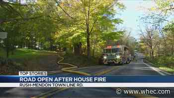 Deputies: Portion of Rush Mendon Road reopens after house fire