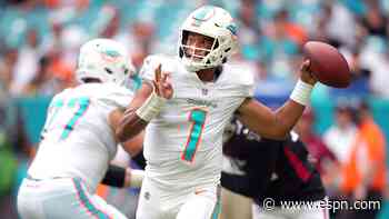 Tua talked with Flores, confident in status as QB