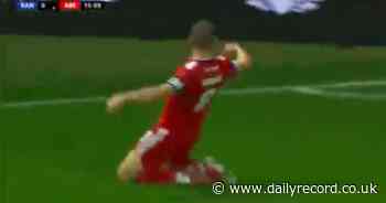 Scott Brown trolls Rangers with Alfredo Morelos celebration as Aberdeen captain revels in Ibrox goal - Daily Record