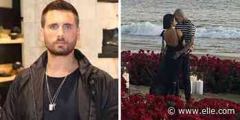 Scott Disick Is Spiraling Over Ex Kourtney Kardashian and Travis Barker's Engagement News - ELLE.com