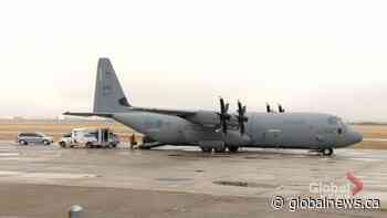 Military ICU flight takes off from Saskatoon airport | Watch News Videos Online - Globalnews.ca