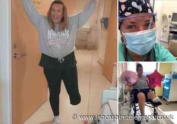 Clitheroe nurse looking forward to getting back to busy job after leg amputation