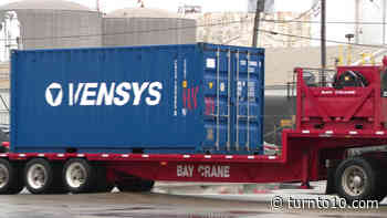 Pieces of new wind turbines being installed in Rhode Island arrive in Providence - WJAR