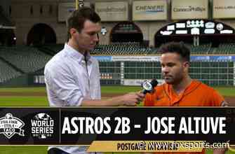 Ben Verlander speaks with Jose Altuve on the importance of the Astros’ early momentum swing in Game 2
