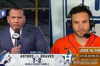 ‘We’re thinking about winning’ – Jose Altuve spoke with ‘MLB on FOX’ crew about rebounding from Game 1 performance