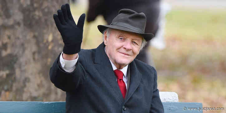 Anthony Hopkins Is In A Happy Mood While Filming 'Armageddon Time' in NYC