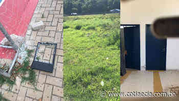 Praça da Juventude, em Cotia, continua com sinais de abandono, denuncia morador - Cotia e Cia