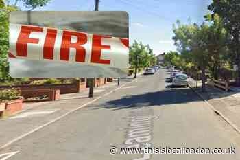 Leamington Avenue Merton: Woman found on fire