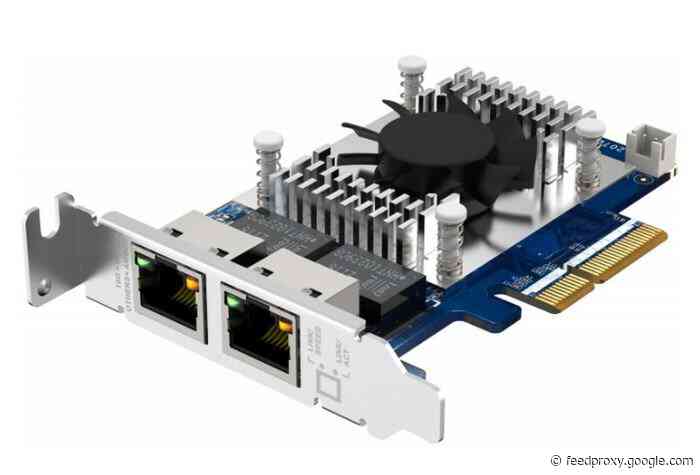 Upgrade your QNAP NAS with the QXG-10G2TB 10GbE network expansion card