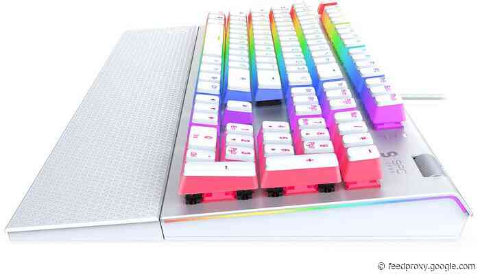 SilentiumPC Pudding Edition white mechanical keyboard €90