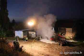 Vosges - Un tracteur prend feu dans une grange - Epinal infos - Epinal Infos