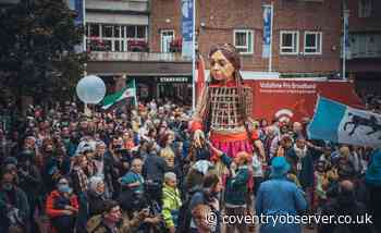 Good Chance Theatre's giant refugee puppet Little Amal arrived in Coventry - Coventry Observer