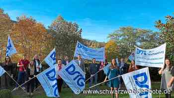 Protest in Calw: Finanzamt-Mitarbeiter wehren sich