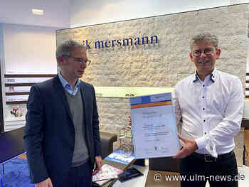 Handwerkskammer Ulm verleiht Carsten Köhler Silbernen Meisterbrief