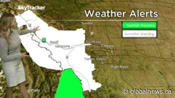 Calgary expects to see 5-10 cm of snow by Friday evening