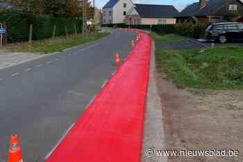 Omleidingsweg wordt veiliger voor fietsers