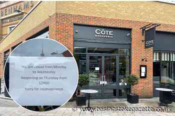 Cote Brasserie in Basingstoke closes temporarily - Basingstoke Gazette
