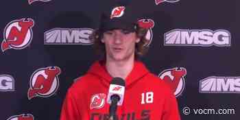 Dawson Mercer Picks Up Second Goal and Assist Against Calgary Flames - VOCM