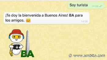 Con "Boti", la Ciudad de Buenos Aires dará recomendaciones turísticas por WhatsApp - ámbito.com