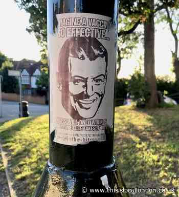 Anti-Vax Vandalism in Wimbledon. Lara Kerr, Wimbledon High School
