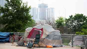 Downtown Austin unsheltered homeless population is declining, report finds - KVUE.com