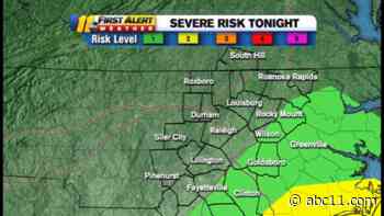 Severe weather threat downgraded; periods of rain and storms