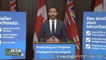 Take-home COVID-19 tests to be offered at Ontario schools