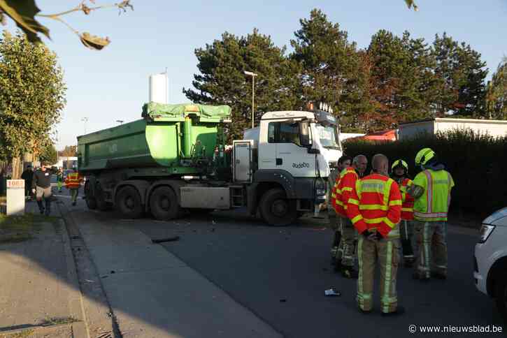 Trucker gewond na botsing
