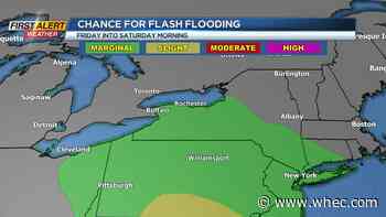Yellow Alert for heavy rain to start the weekend