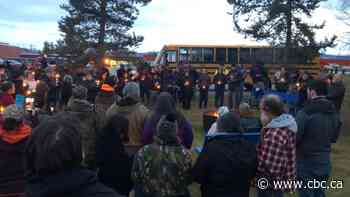 People in Faro, Yukon, gather to honour shooting victims