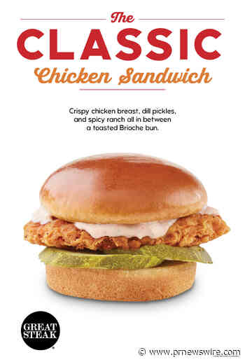 Great Steak Introduces The Classic Chicken Sandwich