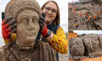 Archaeology: Roman statues found UNDERNEATH the site of a Norman church in Stoke Mandeville
