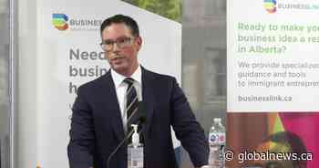 Alberta jobs minister says allegations in lawsuit against premier’s office ‘new to me’